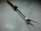 Vintage Mr. Cheftender Ranger Long Handle Bbq Fork 18" Usa, Good Condition!. Fixed Price $11.99.