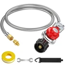 5FT 0-30 Adjustable High Pressure Propane Regulator With Gauge Ga.... Fixed Price $37.75.