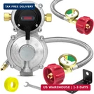 Mefun Rv Propane 2-STAGE Auto Changeover Lp Gas Regulator With Two 18". Fixed Price $71.48.