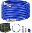 50FT X 1/4" Airless Paint Sprayer Hose With Brass-wire Braid, High Pressure. Fixed Price $64.64.