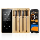 Newise 4 Probes Wireless Meat Thermometer Bluetooth Bbq. Fixed Price $319.00.