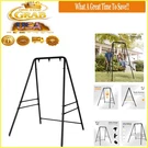 Heavy Duty Steel Swing Stand For Porch Backyard Indoor Outdoor Black. Fixed Price $109.45.