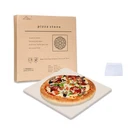 Waykea 12 X Pizza Stone Square Baking Premium Cordierite Gri.... Fixed Price $96.17.