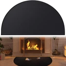 46 X 26 Fireplace Hearth Mat Resistant Half Round Fireproof Ma.... Fixed Price $32.87.
