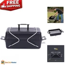 Durable Portable 1-BURNER Gas Grill Perfect For Camping And Picnics, 190 Sq. Fixed Price $79.09.