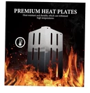 2PCS Bbq Grill Heat Plates New Stainless Steel. Fixed Price $21.07.