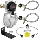 Nqn 2-STAGE Automatic Changeover Lp Propane Gas Regulator With Two 18" Rv Pig.... Fixed Price $66.94.