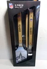 New Orleans Saints Nfl 3 Pc. Bbq Grill Set Sportula Fork Tongs W/ Bottle Opener!. Fixed Price $34.95.