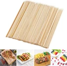 Bamboo Skewers, 8 Inch Sticks 100PCS Pack, Brown Free Ship. Fixed Price $5.90.