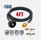 Propane Adapter Hose 4 Feet Cooking Converter Replacement Tank Grill Gas Connect. Fixed Price $22.85.