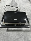 Oster Panini Maker Indoor Grill CKSTPM20W Easy To Clean Duraceramic Tested. Fixed Price $20.00.