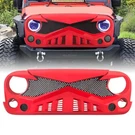 American Modified AMJPAA00118 Hawke Grille For Jeep Wrangler Jk 2007-18 Red. Fixed Price $161.44.