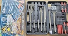 Chefmaster Piece Barbeque Tool Set Stainless Steel KTBQ192SS. Fixed Price $39.95.