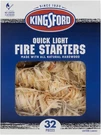 Kingsford Quick Light Fire Starter Rolls, All Natural Hardwood With Paraffin, Wa. Fixed Price $23.64.