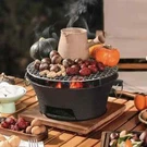 Cast Iron Charcoal Grill Set- Portable Bbq Kit For Camping, Backyard. Fixed Price $41.99.