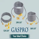 Gaspro 3/8" Id Natural Hose, Low Pressure Lpg With Quick Connect Size. Fixed Price $32.99.