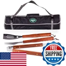 Picnic Time Nfl York Jets Bbq Tote Digital Print 3 Piece One Size Black. Fixed Price $74.45.