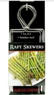 Charcoal Companion CC5135 Veggie Raft Skewers, Stainless Steel, Silver Bbq. Fixed Price $6.99.