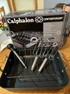 Calphalon Classic Hard-anodized 16X13 Roasting Pan With Charcoal Gray W/ Tools. Fixed Price $38.99.