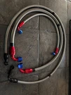 8AN Stainless Braided Cpe Fuel Hose Oil Cooler Line With Fitting. Fixed Price $42.76.