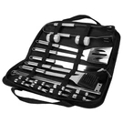 Bbq Grill Tool Set 20PC Stainless Steel Utensil Kit Spatula Tongs Skewers. Fixed Price $48.67.