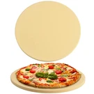 Homedge 15" Pizza Stone Set, Heavy Duty Round Cordierite Baking For Bread,. Fixed Price $58.03.