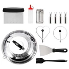 Dr. Camp 12 Pcs Grilling Accessories, Tools Set, Bbq Stain.... Fixed Price $16.29.