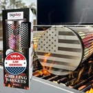 Bigstep Large Capacity Round Grilling Baskets (2 Pcs) With Snap-fit Metal. Fixed Price $45.99.