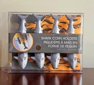 Outset 8 Piece Shark Cob/corncob Holders/handles New Nib. Fixed Price $6.00.