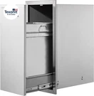 Pull-out Trash Drawer 13.4"W X 25.7"H 19.6"D Lower Sliding Rails Steel Roll-ou. Fixed Price $241.85.