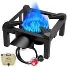 Bestfire 100K Btu Propane Burner, High-pressure 4.1FT Hose W/regulator, Outdoor. Fixed Price $82.23.