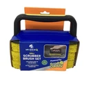 Daddy Grill Scrubber Brush Set Cleaning Pads Mr. Bar-b-q New 3 Handle. Fixed Price $14.95.