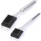 2 Pack Grill Brush And Scraper, 16.5 & 14 Wire Bbq For Outdoor. Fixed Price $19.95.