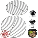 Weber Smokey Joe 14" Grill Grate Kit, Stainless Steel Cooking Charcoal. Fixed Price $44.99.