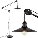 Adjustable Industrial Floor Lamps For Living Room - Rustic Reading With .... Fixed Price $137.98.