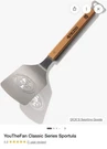Youthefan Classic Series Sportula Nfl 49ERS Spatula Bottle Opener Wood Handle. Fixed Price $20.00.