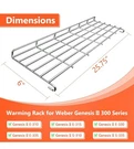 66044 Grill Warming Rack For Weber Genesis Ii & Xl 300 E/S-310 315 330 335. Fixed Price $30.00.