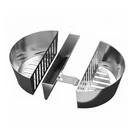 Sns Grills Slow Sear Charcoal Fire Baskets With Water Pan - Large Capac. Fixed Price $117.80.