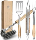 Tivoli Grill Accessories 4PC Bbq Tools Set With Heavy Duty Stainless Steel Ba.... Fixed Price $86.48.