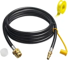 Grill Propane Hose 1/4" Female Quick Disconnect 1LB Connector Dust Caps For Rv. Fixed Price $42.97.
