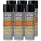 6 Pack Simple Green 20OZ Heavy-duty Aerosol Bbq And Grill Degreaser Residue-free. Fixed Price $28.49.