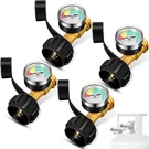 4 Pack Upgraded Propane Tank Gauge Level Indicator With Color Coded D.... Fixed Price $60.53.