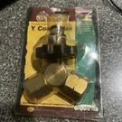 Stansport Female Fittings Y Connector For Propane New Package Brass. Fixed Price $19.99.