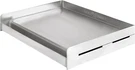 Stainless Steel Griddle, Even Heating For Grills, Camping, Tailgating (18"X13"). Fixed Price $45.00.