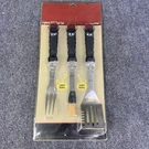 Vintage Char-broil 02572 Lighted Handle Bbq Tool Set 3 Piece New. Fixed Price $29.95.