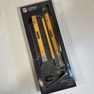 Green Bay Packers Nfl.com 3 Piece Bbq Grill Set (brand New) Sportula Fork Tongs. Fixed Price $17.99.