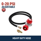 Gasone 4 Ft Propane Regulator Hose 0-20 Psi Adjustable QCC1 W/ Orifice. Fixed Price $18.45.