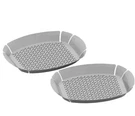2 Costco Stainless Steel Bbq Grill Or Oven Baskets 14.5" X 11.3" 1.57". Fixed Price $29.99.