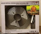 Char-broil Deluxe Vertical Chicken Cooker+grill Pan. Fixed Price $28.66.