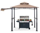 Grill Gazebo 11X5 Outdoor Bbq Awning Led Lights Khaki Abccanopy. Fixed Price $259.99.